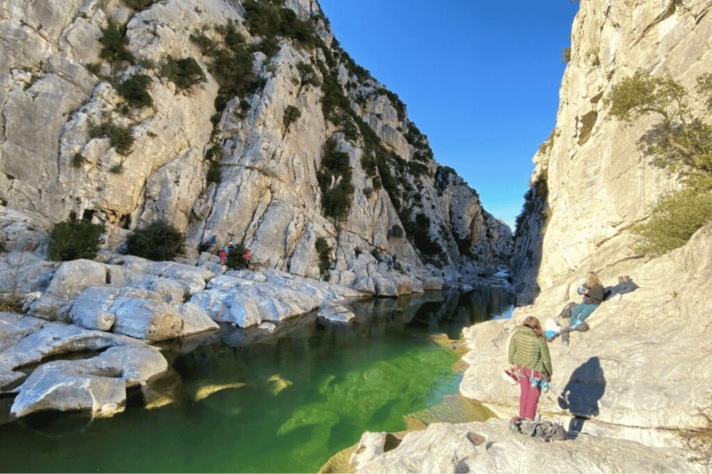 Escalade aux Gorges de Gouleyrous